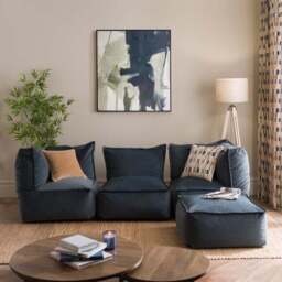 Orson Corner Bean Bag Chair - thumbnail 4