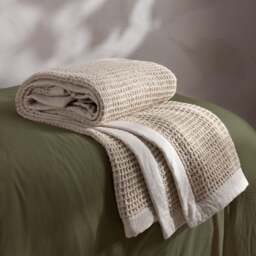 Canopy Cotton Throw Blanket 240cm x 260cm - thumbnail 1