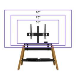 "AVF Hoxton Quad TV Unit for TVs up to 85""" - thumbnail 5