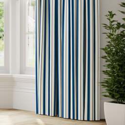 Coastal Seaton Stripe Made to Measure Curtains - thumbnail 1