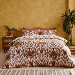 Palma Tropics 100% Cotton Duvet Cover and Pillowcase Set - thumbnail 1