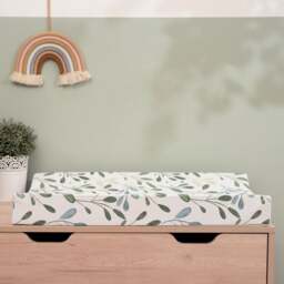 Clair de Lune Olive Anti Roll Wedge Changing Mat - thumbnail 1