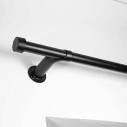 Trinity Room Darkening Extendable Metal Eyelet Curtain Pole - thumbnail 2