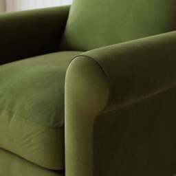 Maeve Velvet Compact Armchair - thumbnail 4