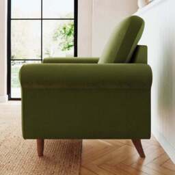 Maeve Velvet Compact Armchair - thumbnail 3