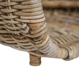 Natural Rattan Tall Log Storage Basket - thumbnail 6