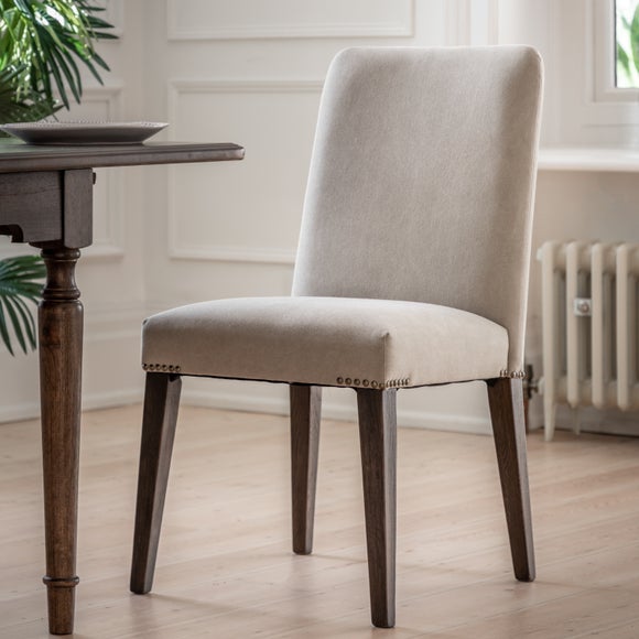 Matola Set of 2 Dining Chairs, Linen - image 1