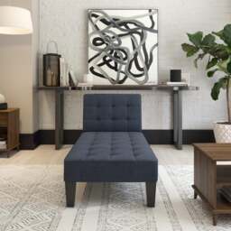 Adalynn Linen Chaise Lounge - thumbnail 1