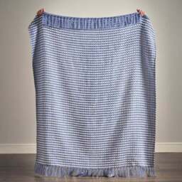 Catherine Lansfield Stab Stitch Throw Blanket 125cm x 150cm - thumbnail 4