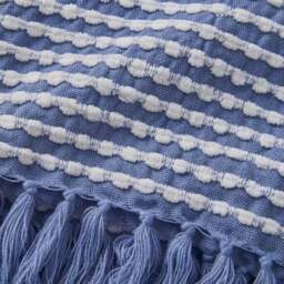 Catherine Lansfield Stab Stitch Throw Blanket 125cm x 150cm - thumbnail 3