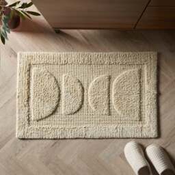 Lunar Geo Cotton Bath Mat - thumbnail 1