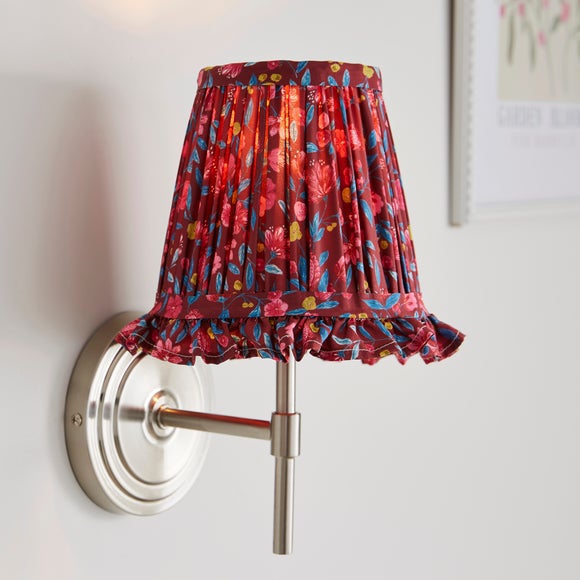 Ditsy Floral Easy Fit Ruffle Lamp Shade - image 1