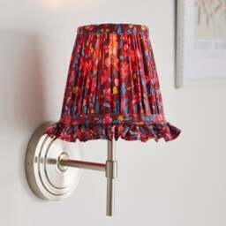 Ditsy Floral Easy Fit Ruffle Lamp Shade - thumbnail 1
