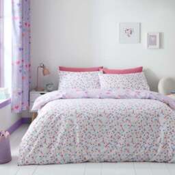 Pixel Hearts Duvet Cover & Pillowcase Set - thumbnail 2