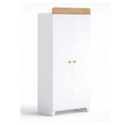 Little Acorns Classic Oak Effect 3 Drawer Chest and Wardrobe Nursery Set - thumbnail 4