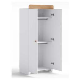 Little Acorns Classic Oak Effect 3 Drawer Chest and Wardrobe Nursery Set - thumbnail 5