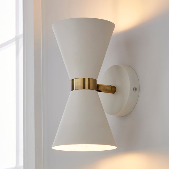 Archie Retro Head Dual Lit Wall Light - image 1