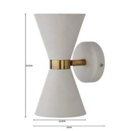 Archie Retro Head Dual Lit Wall Light - thumbnail 6