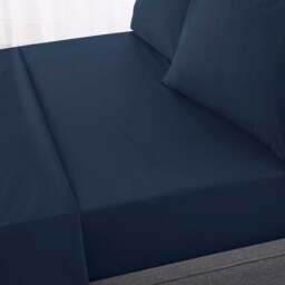 Hotel 230 Thread Count Percale 100% Cotton Fitted Sheet - thumbnail 1