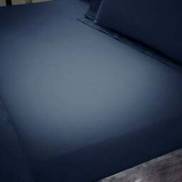 Hotel 230 Thread Count Percale 100% Cotton Fitted Sheet - thumbnail 2