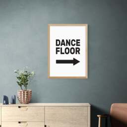 East End Prints Dancefloor Framed Print - thumbnail 1