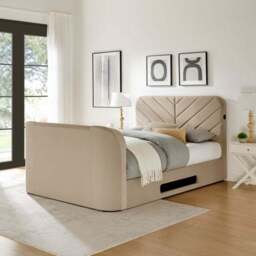 Koble Chevron Side Lift Ottoman TV Bed - thumbnail 2