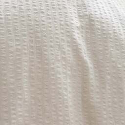 Seersucker Woven 100% Cotton Duvet Cover & Pillowcase Set - thumbnail 3