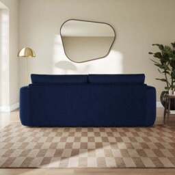 Luca Matte Soft Velvet 4 Seater Sofa - thumbnail 3