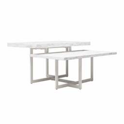 Brielle Coffee Table, Faux Marble - thumbnail 2