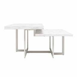 Brielle Coffee Table, Faux Marble - thumbnail 3