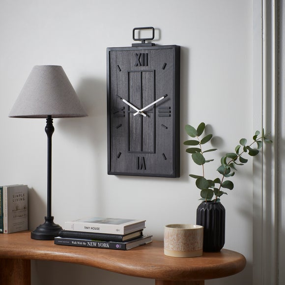 Fulton Industrial Rectangular Wall Clock - image 1