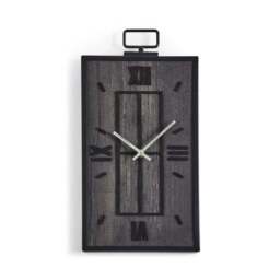 Fulton Industrial Rectangular Wall Clock - thumbnail 3