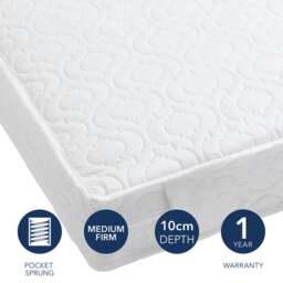 Babymore Pocket Sprung Cot Mattress - thumbnail 1