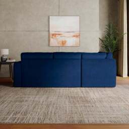 Abel Matte Velvet Corner Sofa - thumbnail 2