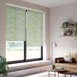 Tropical Maui Sheer Fire Retardant Made to Measure Roller Blind - thumbnail 3