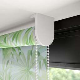 Tropical Maui Sheer Fire Retardant Made to Measure Roller Blind - thumbnail 5