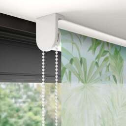 Tropical Maui Sheer Fire Retardant Made to Measure Roller Blind - thumbnail 4