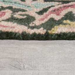 Annalise Mid Century Floral Wool Rug - thumbnail 4