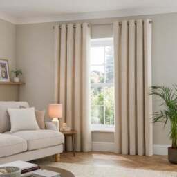 Tiny Stripe Eyelet Curtains - thumbnail 2