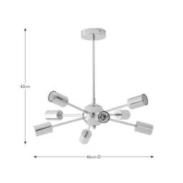 Conolly Sputnik 8 Light Ceiling Light - thumbnail 6