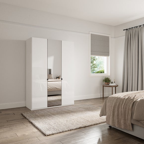 Wiemann Kahla 3 Door Mirrored Wardrobe - image 1