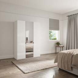 Wiemann Kahla 3 Door Mirrored Wardrobe - thumbnail 1