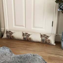 Daro Highland Cow Draught Excluder - thumbnail 1
