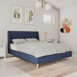 Novogratz Her Majesty Bed, Linen - thumbnail 3