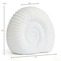 Porcelain Ammonite Table Lamp - thumbnail 6