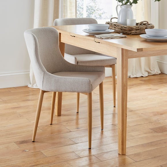 Montreal Set of 2 Dining Chairs, Fabric - image 1