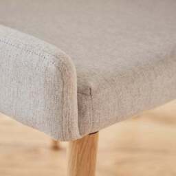 Montreal Set of 2 Dining Chairs, Fabric - thumbnail 3