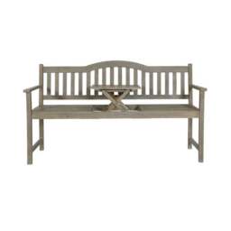 Richmond Acacia Wood Bench with Pop Up Table - thumbnail 3