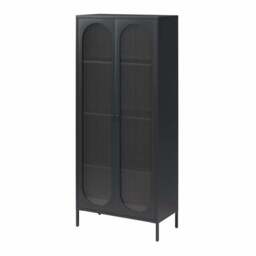 Luna Tall Fluted Sideboard, Glass - thumbnail 5