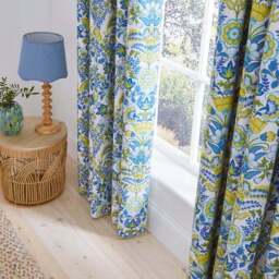 Darcey Damask Blackout Eyelet Curtains - thumbnail 2